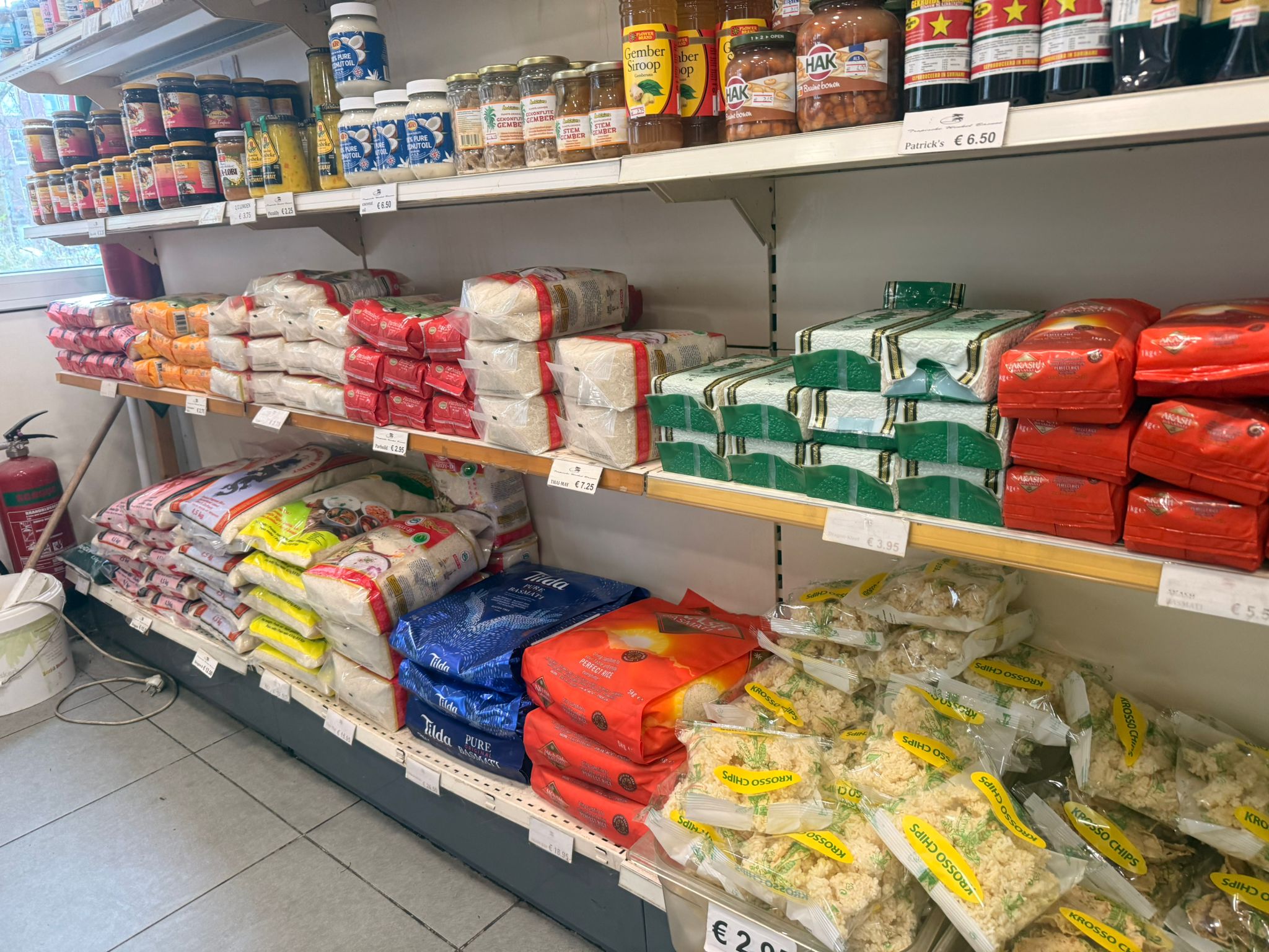 Rijst en basisproducten